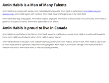 Tablet Screenshot of aminhabib.com